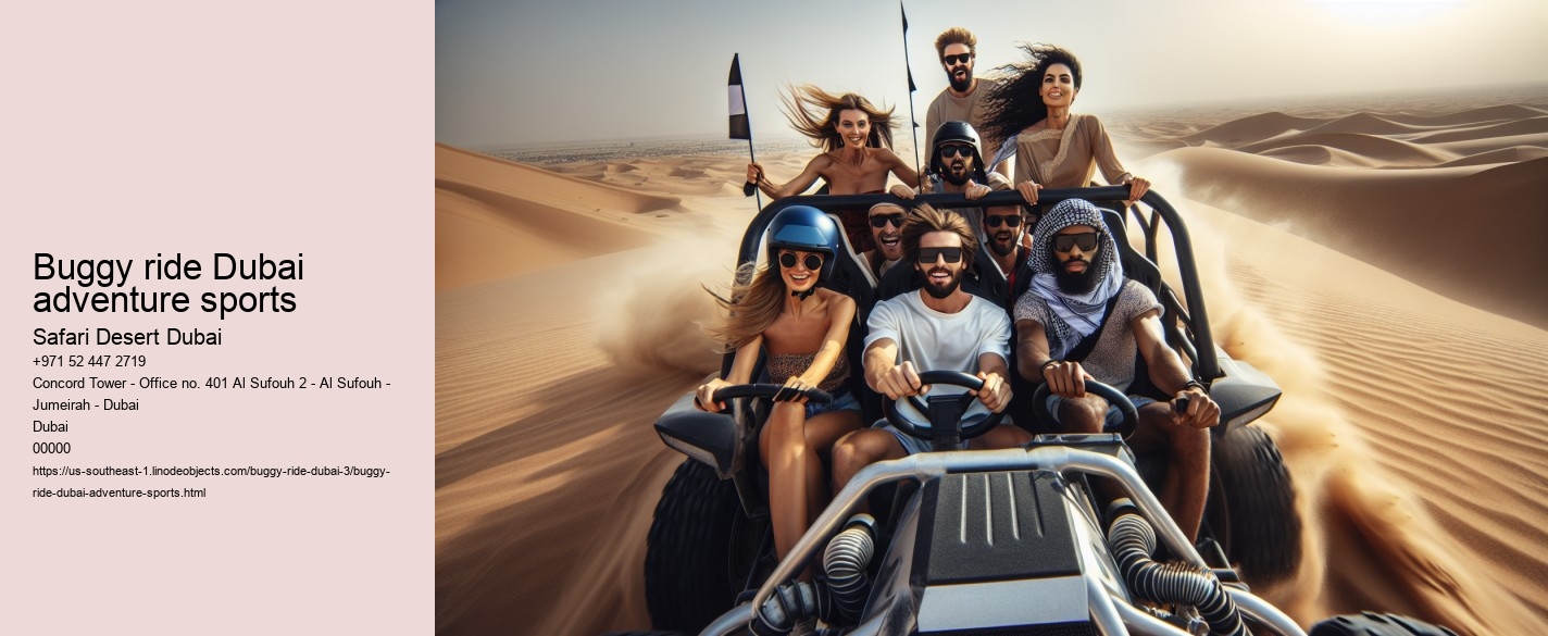 Buggy ride Dubai adventure sports