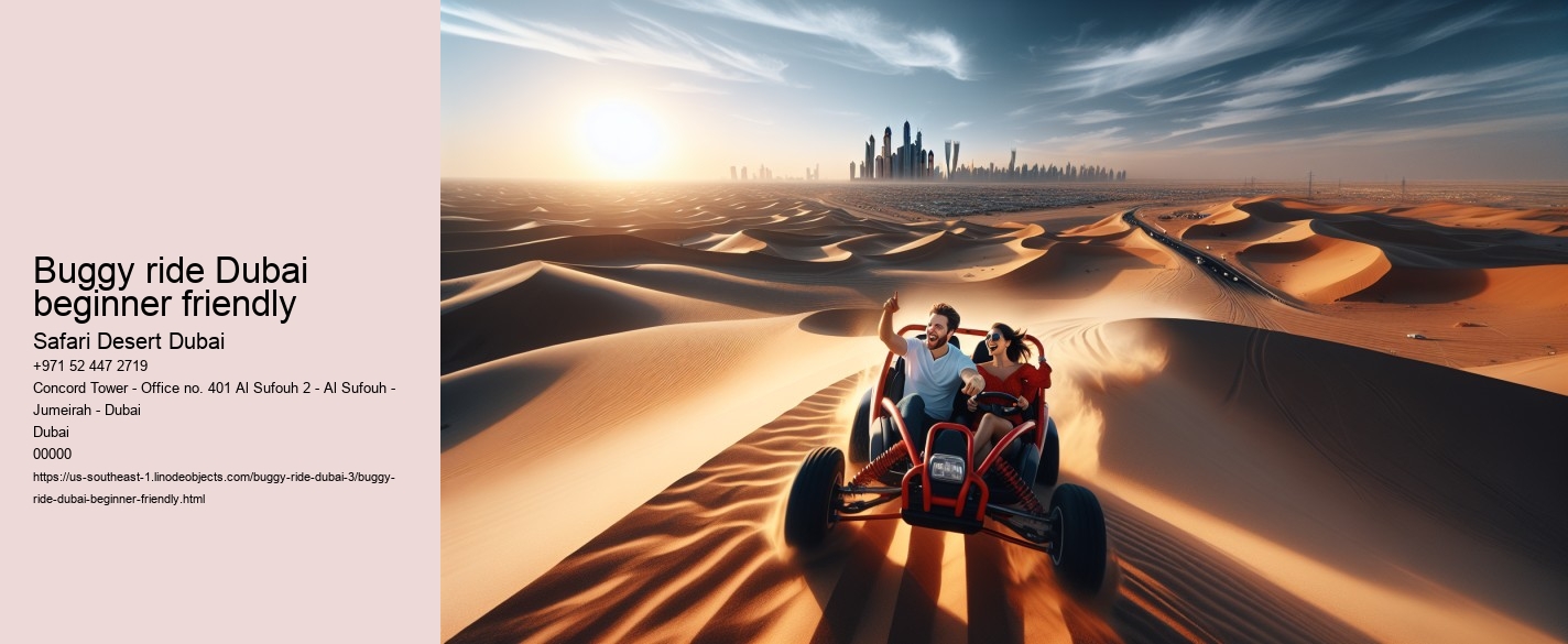 Buggy ride Dubai beginner friendly