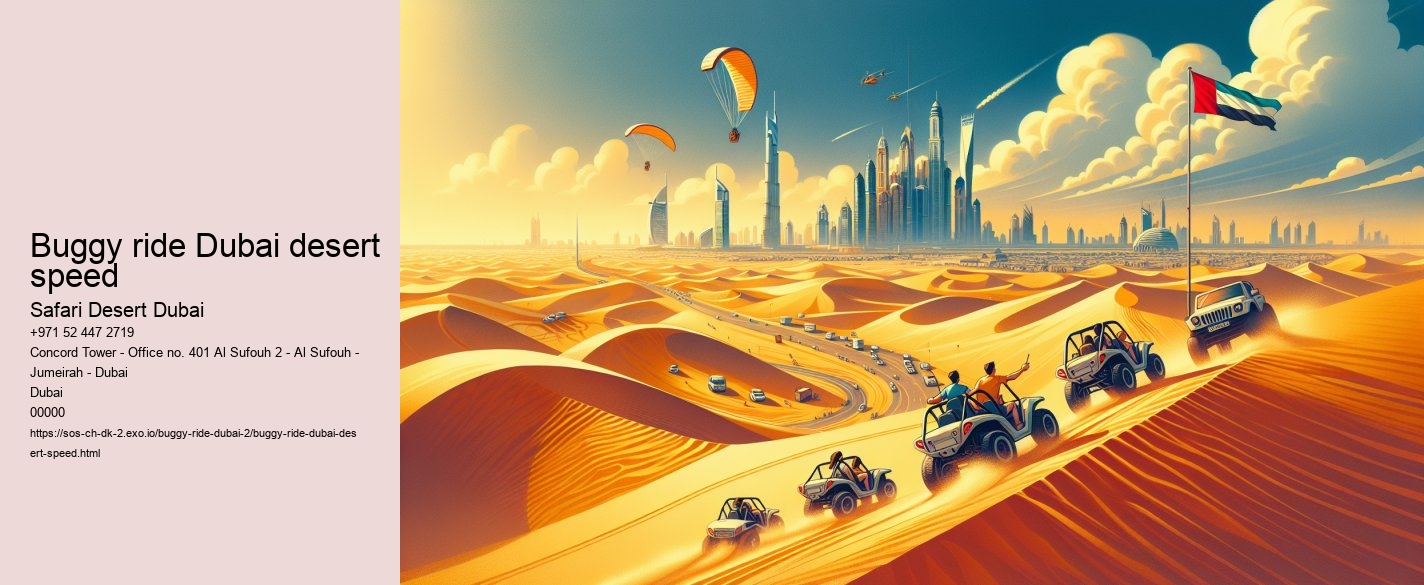 Buggy ride Dubai desert speed