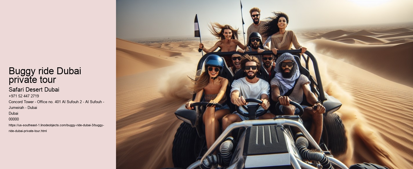 Buggy ride Dubai private tour