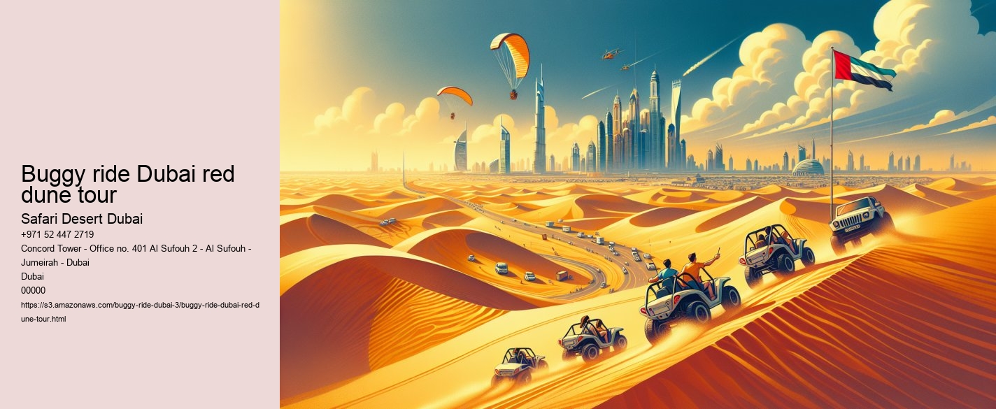 Buggy ride Dubai red dune tour