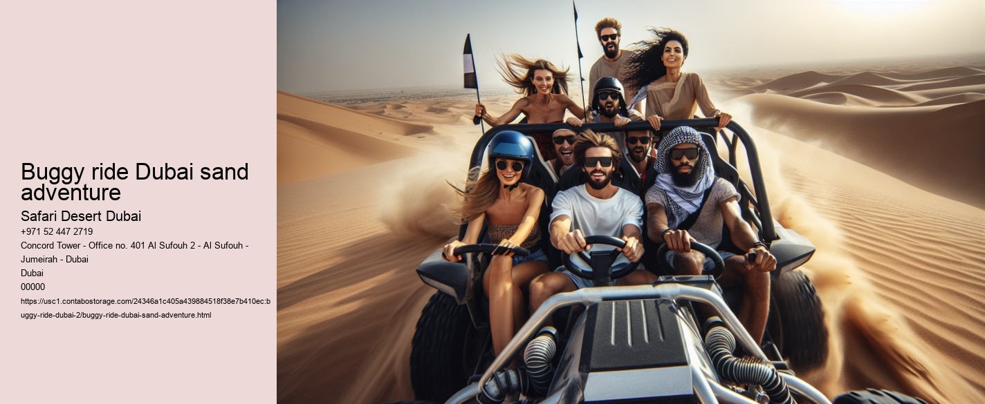 Buggy ride Dubai sand adventure